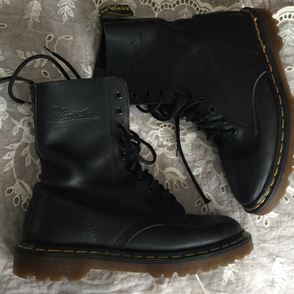 Dr. Martens black leather